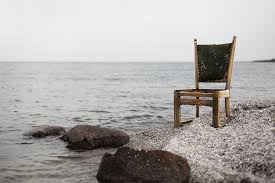 Chair by water Chair by water