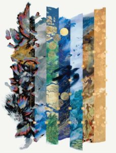 Creation Creation, Donald Jackson with contribution by Chris Tomlin, Copyright 2003, The Saint John’s Bible, Collegeville,
Minnesota, USA.